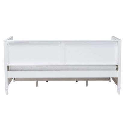 Baxton Studio - Lowri Twin Size Daybed in White/Gold - Lowri-White-Daybed-3DW-Twin view 8