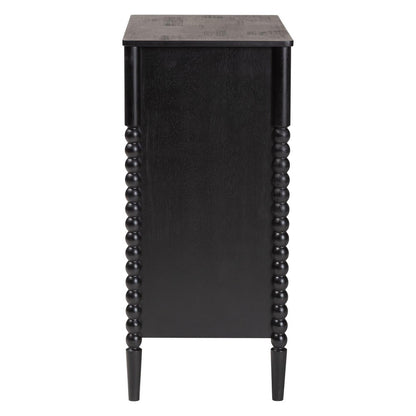 Baxton Studio - Lucera Chest in Black - MG9011-Black-4DW-Chest view 4