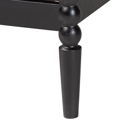 Baxton Studio - Lucera Chest in Black - MG9011-Black-4DW-Chest view 6