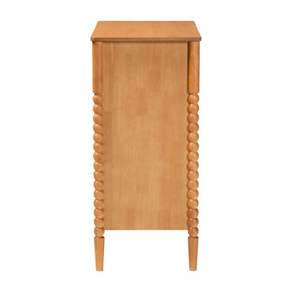 Baxton Studio - Lucera Chest in Oak Brown - MG9011-NT Oak-4DW-Chest view 4
