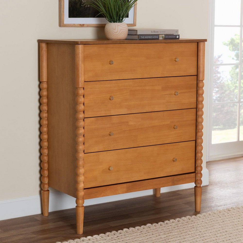 Baxton Studio - Lucera Chest in Oak Brown - MG9011-NT Oak-4DW-Chest view 8