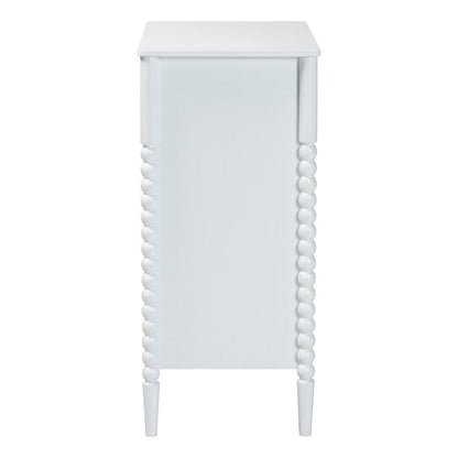 Baxton Studio - Lucera Chest in White - MG9011-White-4DW-Chest view 4