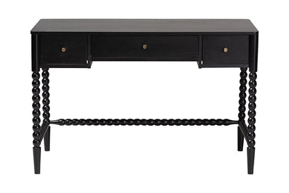 Baxton Studio - Lucera Desk - MG9011-4-Black-Writing Desk view 4