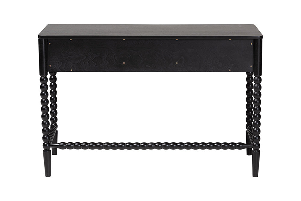 Baxton Studio - Lucera Desk - MG9011-4-Black-Writing Desk view 6