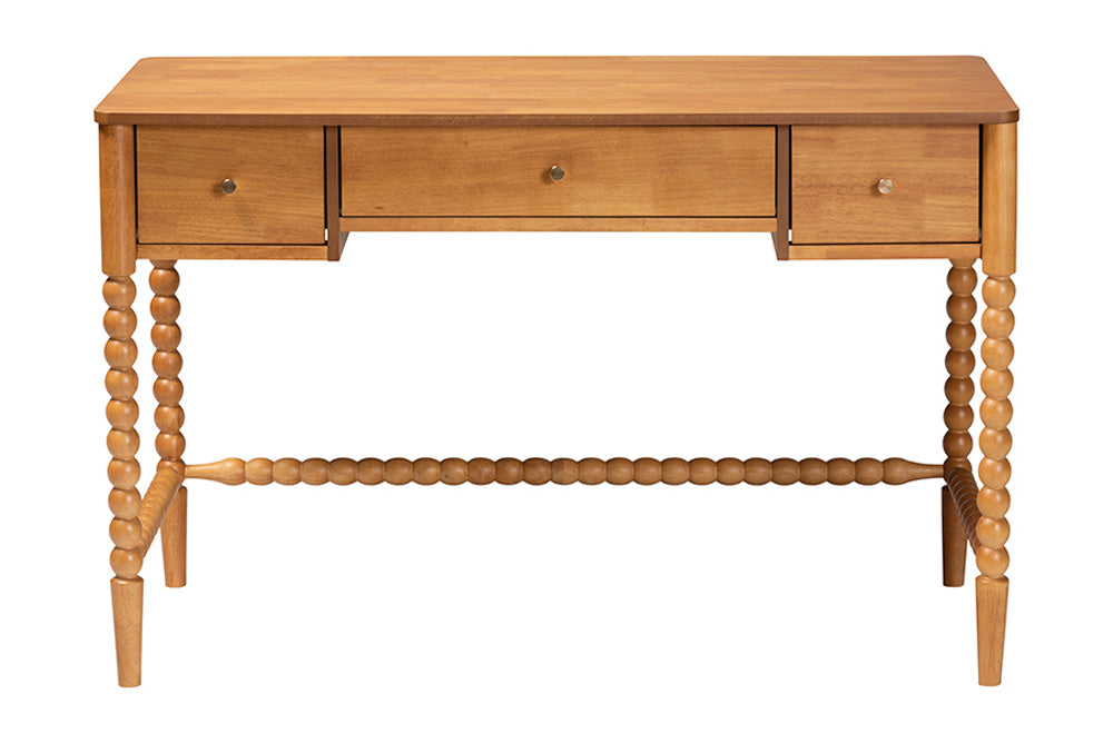 Baxton Studio - Lucera Desk - MG9011-4-NT Oak-Writing Desk view 4