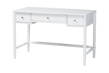 Baxton Studio - Lucera Desk - MG9011-4-White-Writing Desk view 1