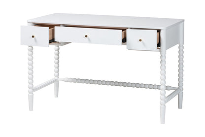 Baxton Studio - Lucera Desk - MG9011-4-White-Writing Desk view 3