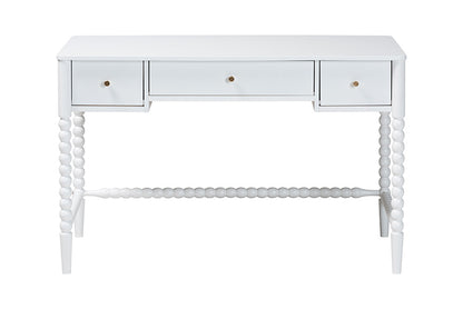 Baxton Studio - Lucera Desk - MG9011-4-White-Writing Desk view 4