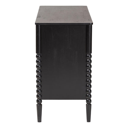 Baxton Studio - Lucera Dresser in Black - MG9011-Black-6DW-Dresser view 5