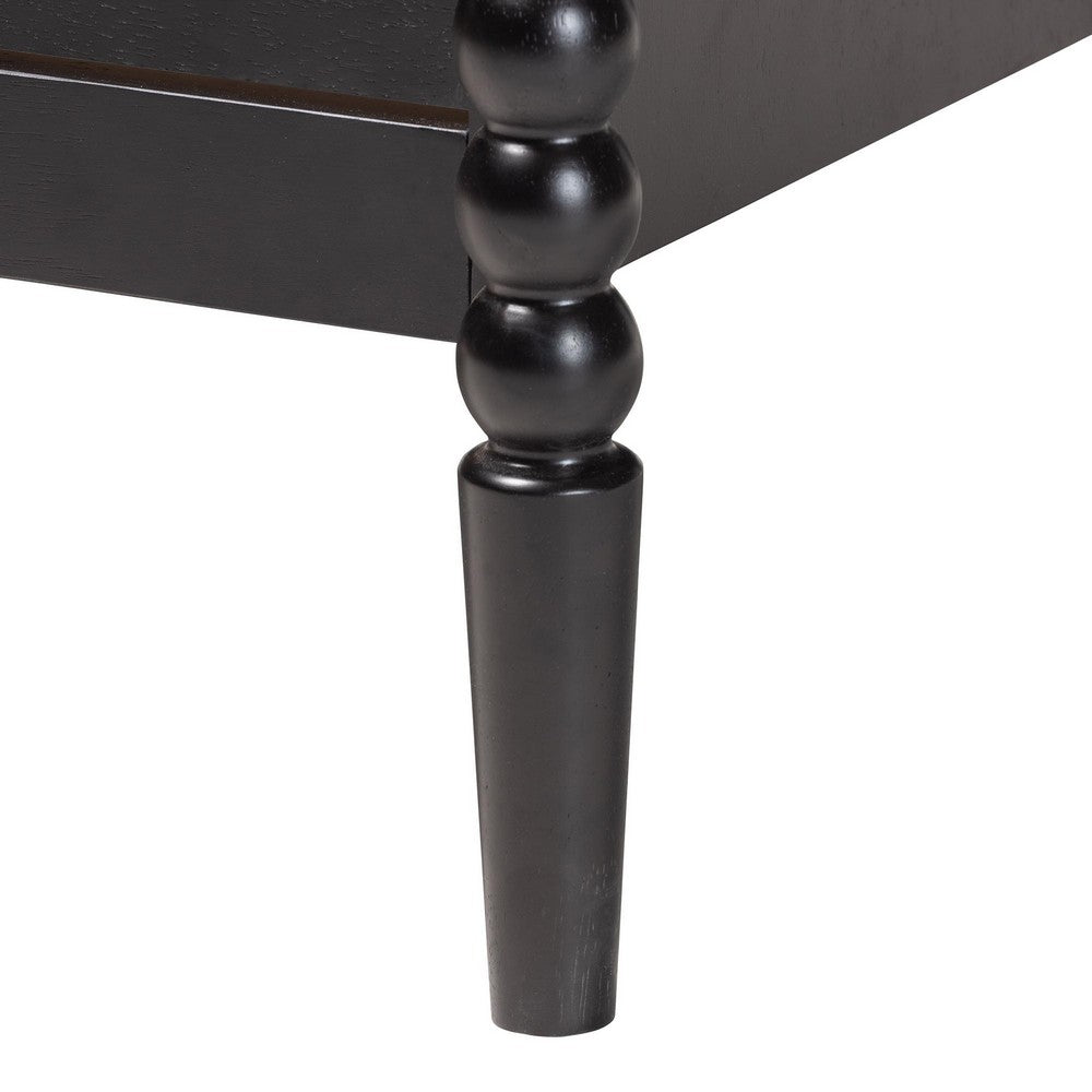 Baxton Studio - Lucera Dresser in Black - MG9011-Black-6DW-Dresser view 7