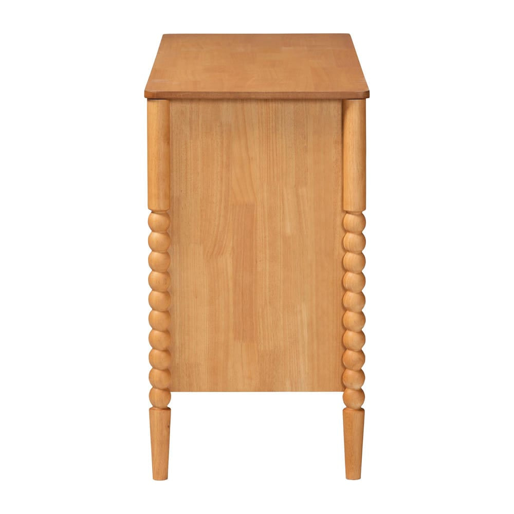 Baxton Studio - Lucera Dresser in Oak Brown - MG9011-NT Oak-6DW-Dresser view 5