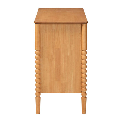 Baxton Studio - Lucera Dresser in Oak Brown - MG9011-NT Oak-6DW-Dresser view 5