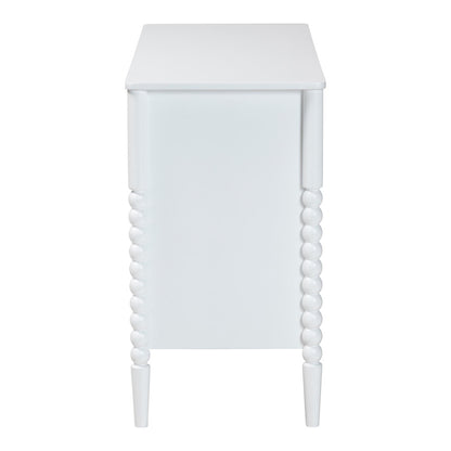 Baxton Studio - Lucera Dresser in White - MG9011-White-6DW-Dresser view 5