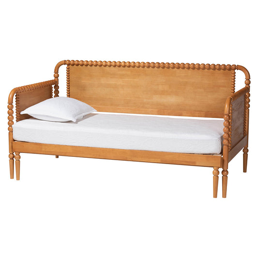 Baxton Studio - Lucera Expandable Daybed in Oak Brown - MG0110-5-NTOak-Twin to King-Daybed view 1