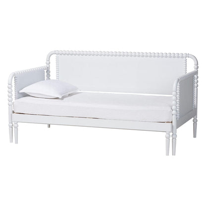 Baxton Studio - Lucera Expandable Daybed in White - MG0110-5-White-Twin to King-Daybed view 1
