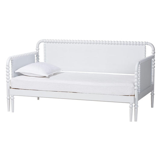 Baxton Studio - Lucera Expandable Daybed in White - MG0110-5-White-Twin to King-Daybed view 1
