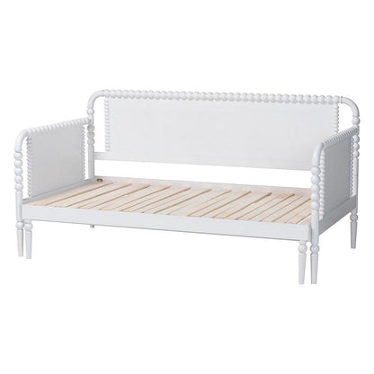 Baxton Studio - Lucera Expandable Daybed in White - MG0110-5-White-Twin to King-Daybed view 4