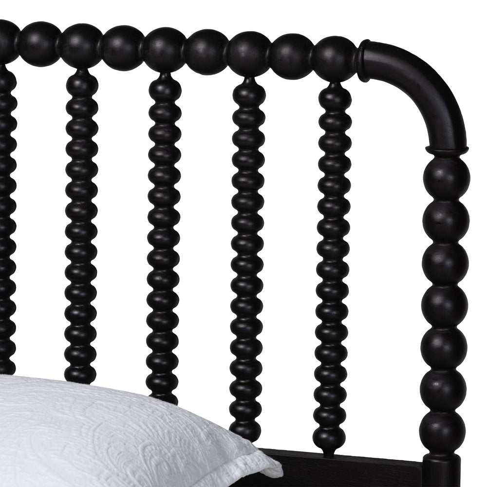 Baxton Studio - Lucera Full Bedroom Set in Black - MG0110-4-Black-Full 3PC Bedroom Set view 7