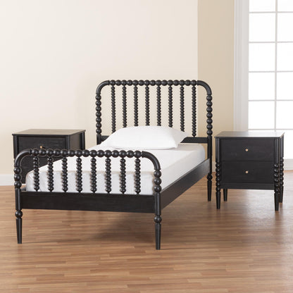 Baxton Studio - Lucera Full Bedroom Set in Black - MG0110-4-Black-Full 3PC Bedroom Set view 10
