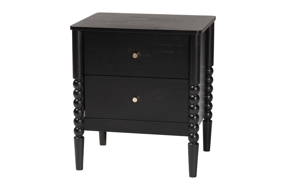 Baxton Studio - Lucera Full Bedroom Set in Black - MG0110-4-Black-Full 4PC Bedroom Set view 4