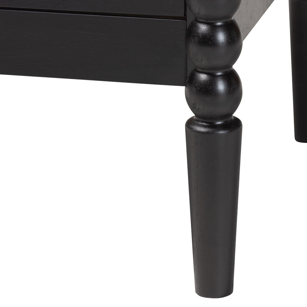 Baxton Studio - Lucera Full Bedroom Set in Black - MG0110-4-Black-Full 4PC Bedroom Set view 7