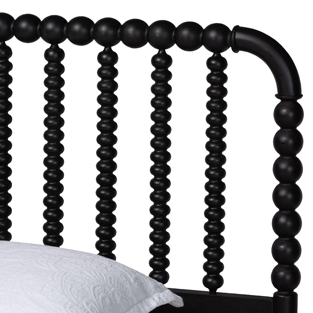 Baxton Studio - Lucera Full Bedroom Set in Black - MG0110-4-Black-Full 4PC Bedroom Set view 8