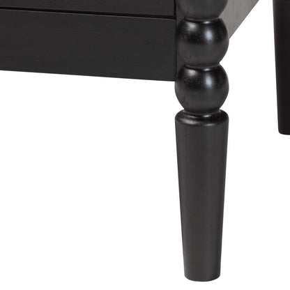 Baxton Studio - Lucera Full Bedroom Set in Black - MG0110-4-Black-Full 5PC Bedroom Set view 8