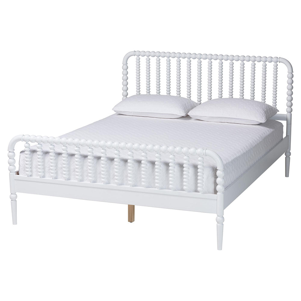 Baxton Studio - Lucera Full Bedroom Set in White - MG0110-4-White-Full 3PC Bedroom Set view 3