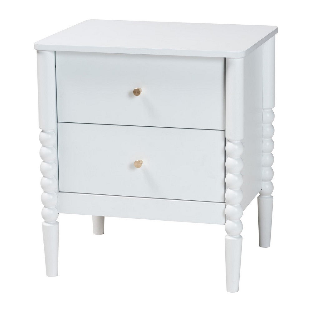 Baxton Studio - Lucera Full Bedroom Set in White - MG0110-4-White-Full 4PC Bedroom Set view 4