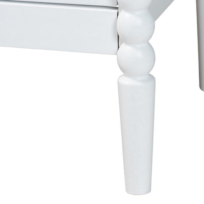 Baxton Studio - Lucera Full Bedroom Set in White - MG0110-4-White-Full 4PC Bedroom Set view 7