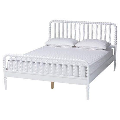 Baxton Studio - Lucera Full Bedroom Set in White - MG0110-4-White-Full 5PC Bedroom Set view 3