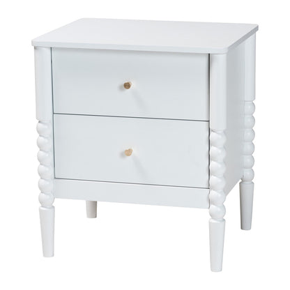 Baxton Studio - Lucera Full Bedroom Set in White - MG0110-4-White-Full 5PC Bedroom Set view 4