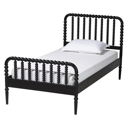 Baxton Studio - Lucera Full Size Bed in Black - MG0110-4-Black-Full view 1
