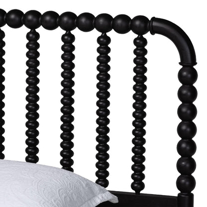 Baxton Studio - Lucera Full Size Bed in Black - MG0110-4-Black-Full view 4