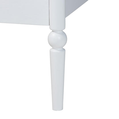 Baxton Studio - Lucera Full Size Bed in White - MG0110-4-White-Full view 5