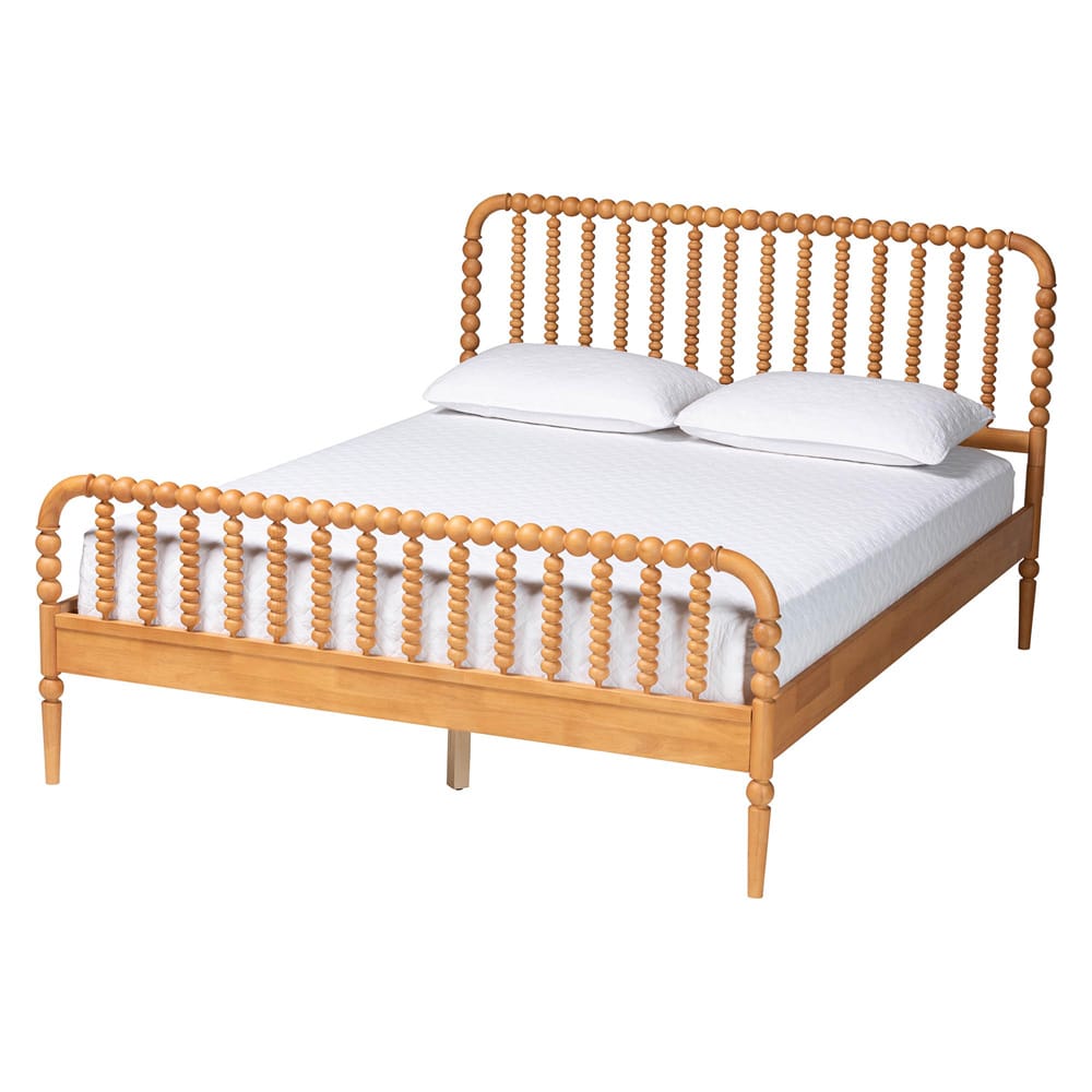 Baxton Studio - Lucera Queen Bedroom Set in Oak Brown - MG0110-4-NT Oak-Queen 3PC Bedroom Set view 3