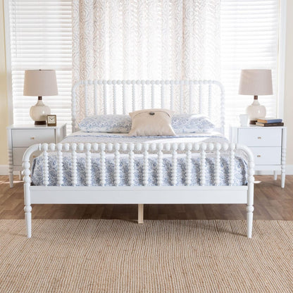 Baxton Studio - Lucera Queen Bedroom Set in White - MG0110-4-White-Queen 3PC Bedroom Set view 11