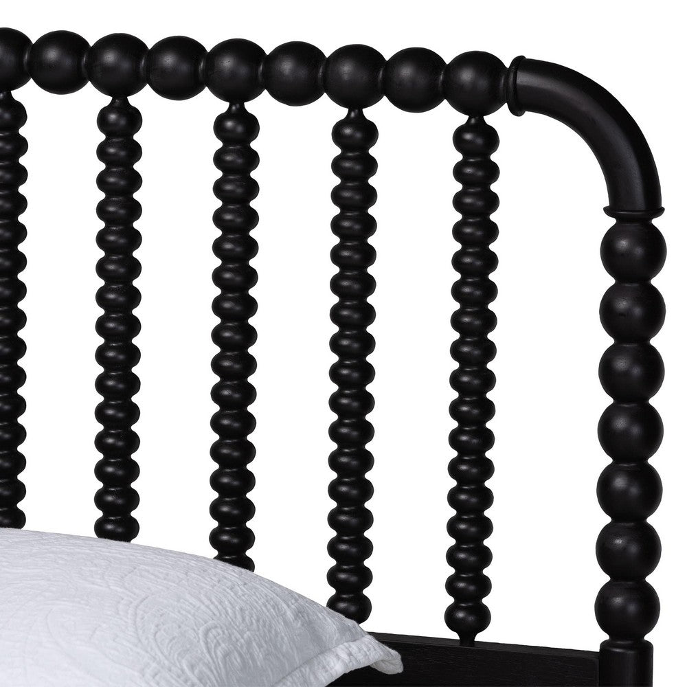 Baxton Studio - Lucera Twin Bedroom Set in Black - MG0110-4-Black-Twin 4PC Bedroom Set view 8