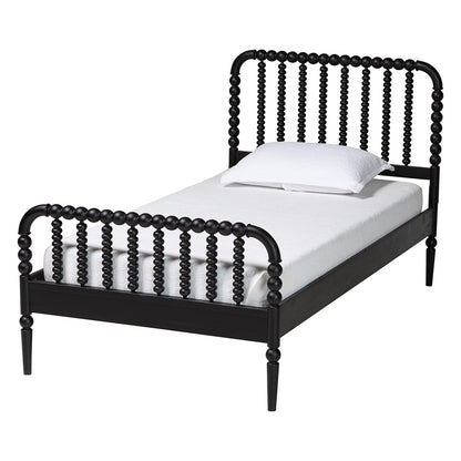 Baxton Studio - Lucera Twin Bedroom Set in Black - MG0110-4-Black-Twin 5PC Bedroom Set view 3