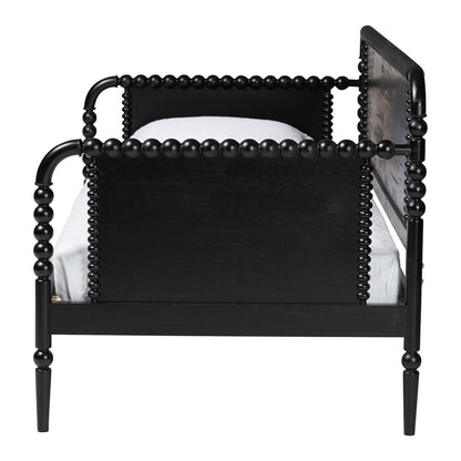 Baxton Studio - Lucera Twin Size Daybed in Black - MG0110-4-Black-Daybed view 2