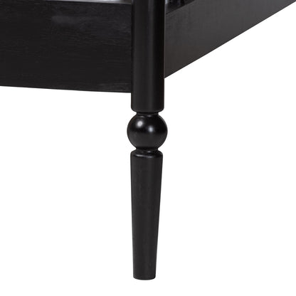 Baxton Studio - Lucera Twin Size Daybed in Black - MG0110-4-Black-Daybed view 5