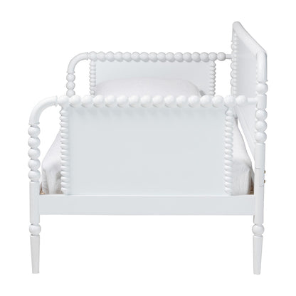 Baxton Studio - Lucera Twin Size Daybed in White - MG0110-4-White-Daybed view 2