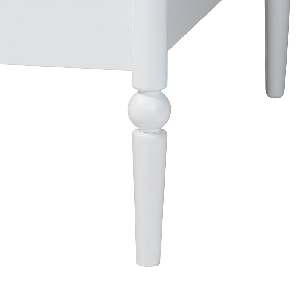 Baxton Studio - Lucera Twin Size Daybed in White - MG0110-4-White-Daybed view 5
