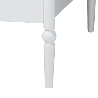 Baxton Studio - Lucera Twin Size Daybed in White - MG0110-4-White-Daybed view 5