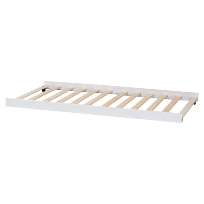 Baxton Studio - Lucera Twin Size Trundle in White - MG24-White-Trundle view 3