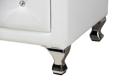 Baxton Studio - Luminescence Dresser - BBT2030-Dresser-White view 6