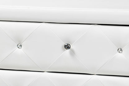Baxton Studio - Luminescence Dresser - BBT2030-Dresser-White view 7