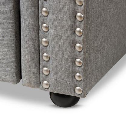 Baxton Studio - Mabelle Daybed in Grey - Ashley-Grey-Daybed view 8