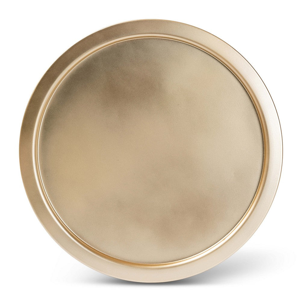 Baxton Studio - Mabon End Table in Gold - H01-102594B Metal Tray Table view 4