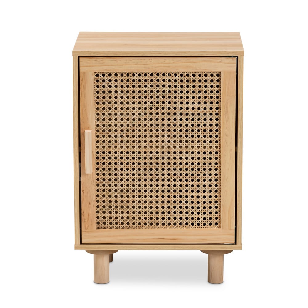 Baxton Studio - Maclean End Table in Beige/Natural Brown - LYA20-104-Natural-ET view 3